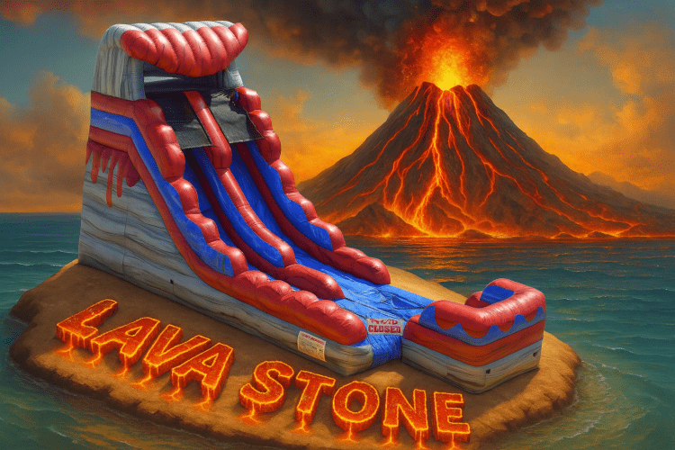16ft Lava Stone Wet/Dry Slide 16ft Lava Stone Wet/Dry Slide