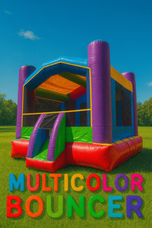 Multi Color Bounce House Multi Color Bounce House