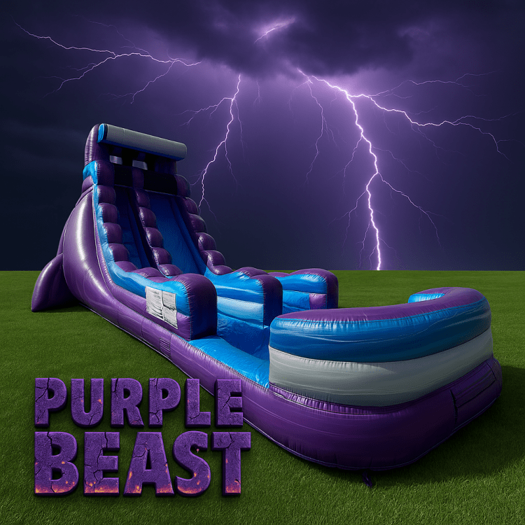 22ft Purple Beast Waterslide 22ft Purple Beast Waterslide