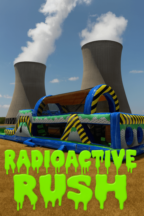 46ft Radioactive Rush Obstacle Course Wet/Dry 46ft Radioactive Rush Obstacle Course Wet/Dry