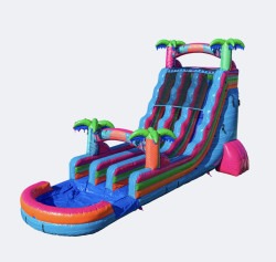 IMG 2926 1772404671 22ft Palm Tree Paradise Dual Lane Waterslide