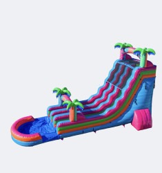 IMG 2928 1772404671 22ft Palm Tree Paradise Dual Lane Waterslide